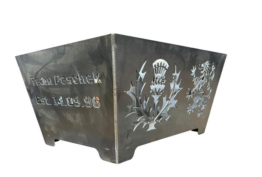 Past personalised BRYNT fire pit build