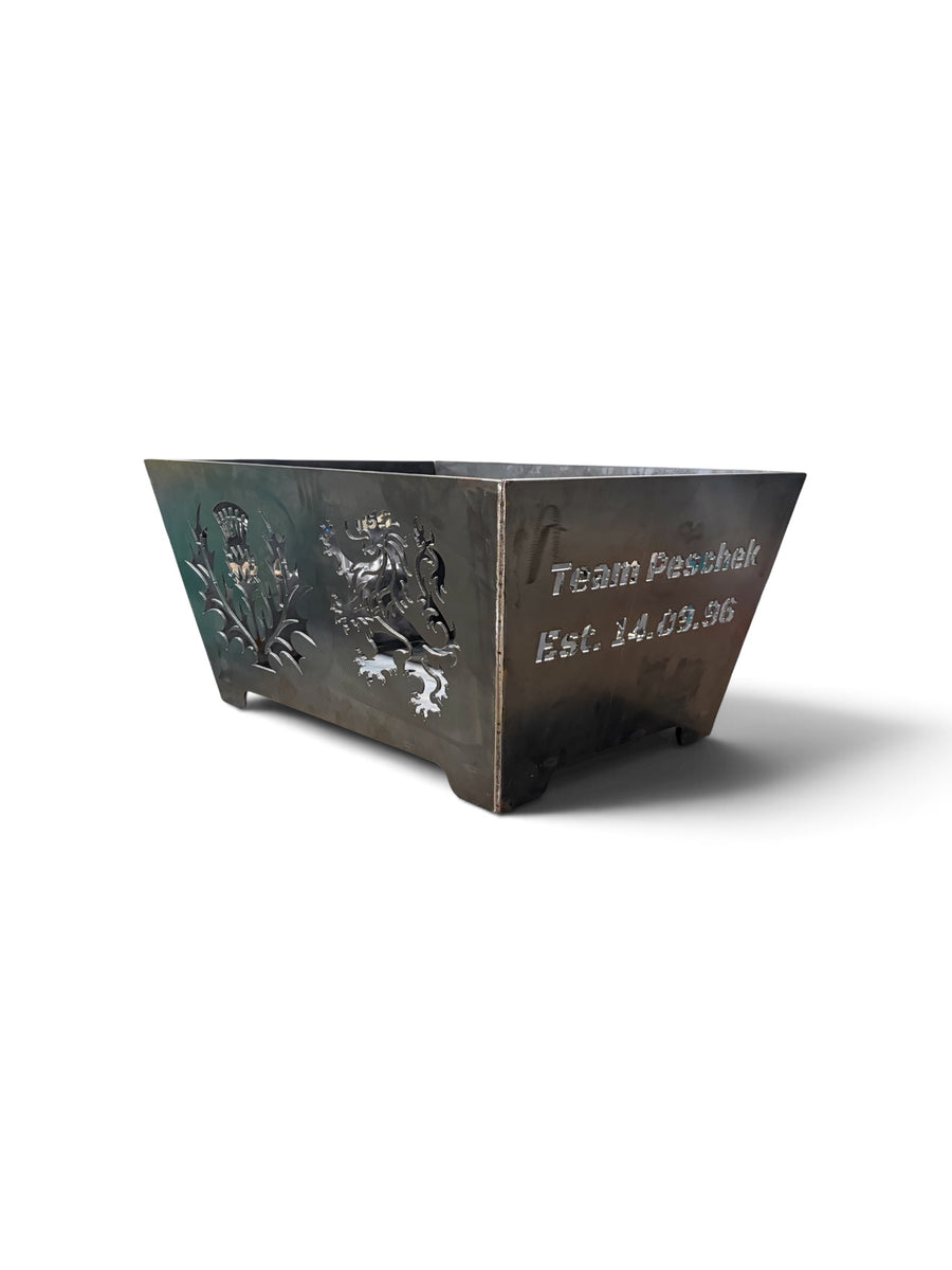 Past personalised BRYNT fire pit build