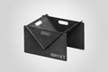 BRYNT Compact flat-pack fire pit in dark steel