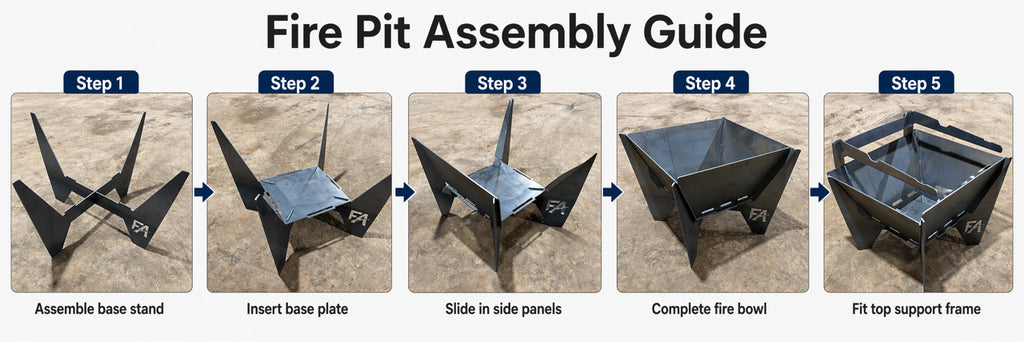 BRYNT Delux Portable Fire Pit & Grill