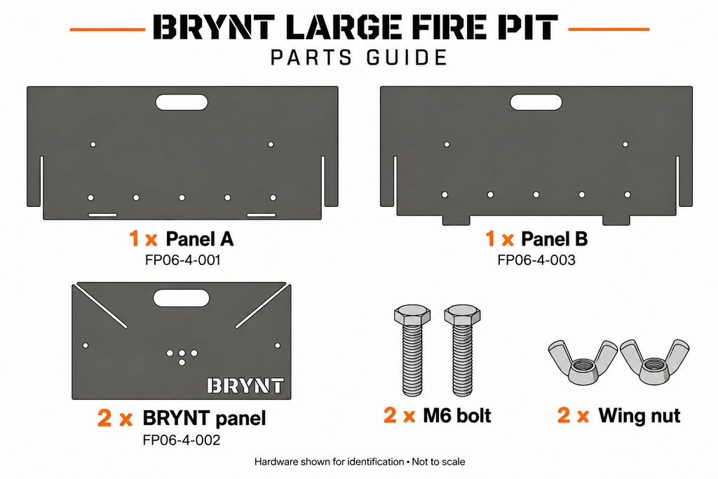BRYNT Large Collapsible Fire Pit