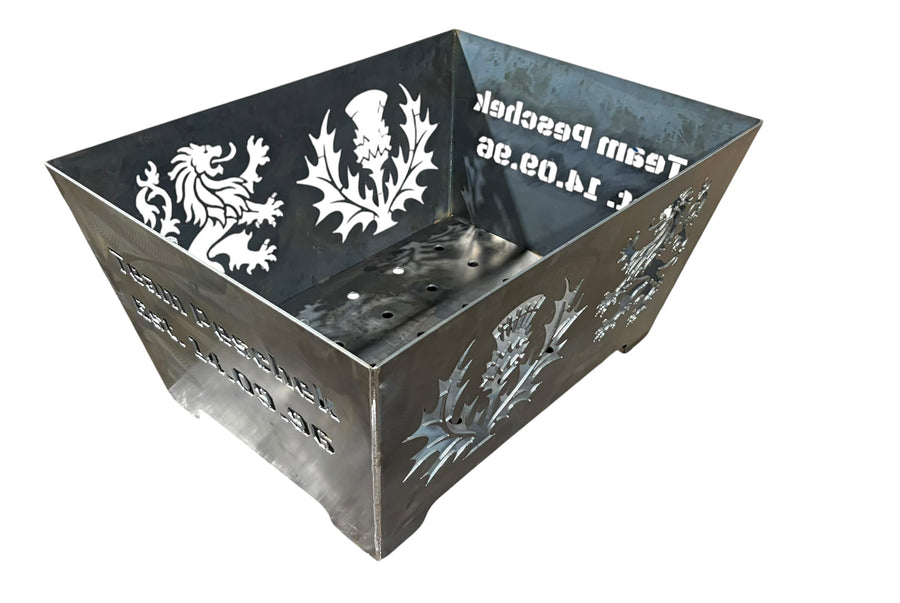 Past personalised BRYNT fire pit build