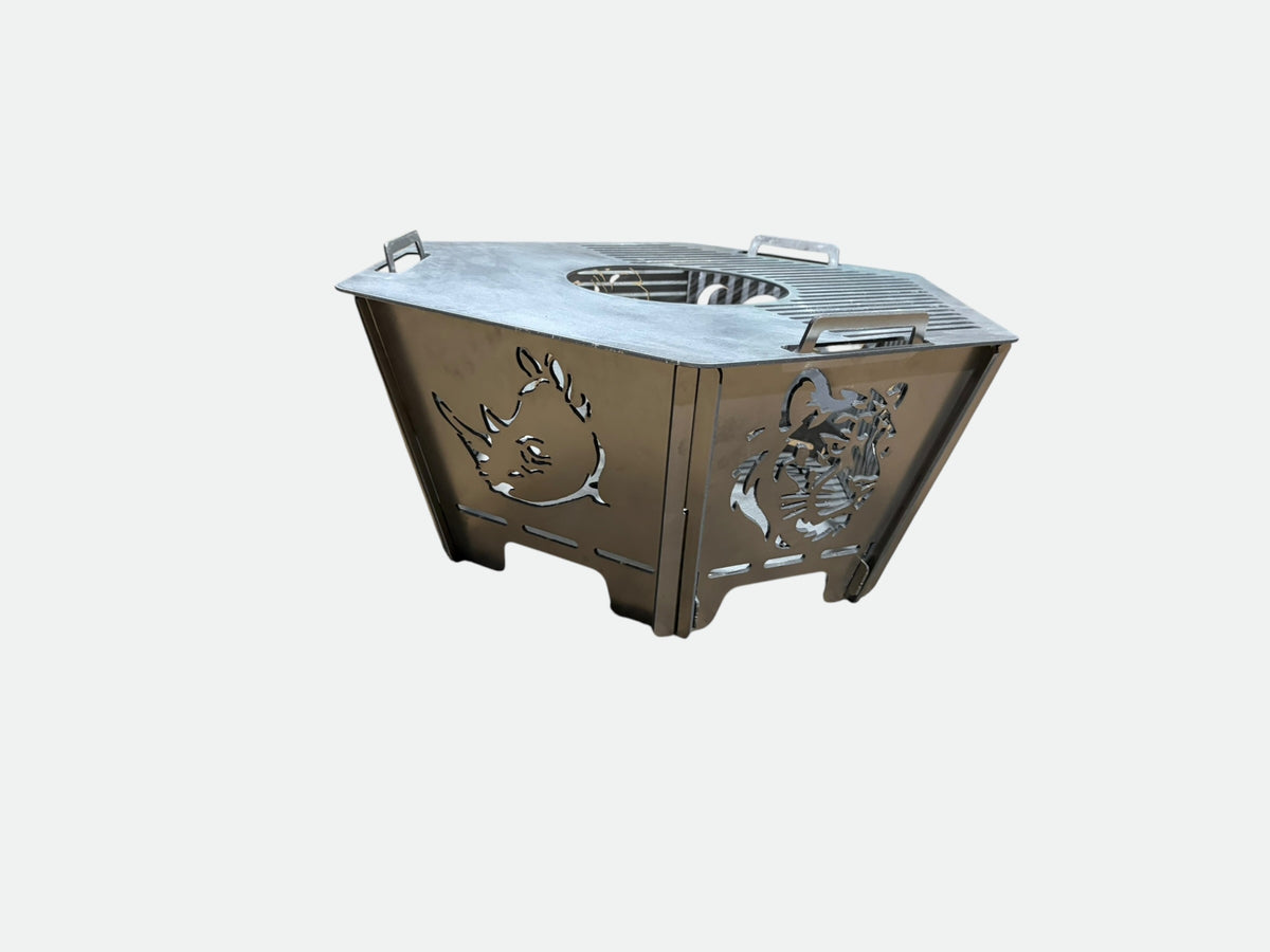 BRYNT Big Five Personalised Hexagon Fire Pit