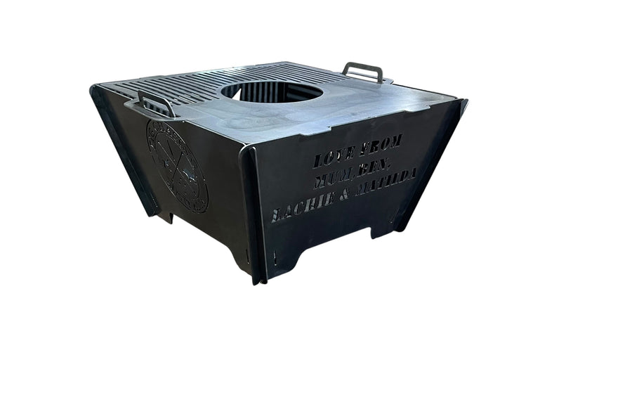 Past personalised BRYNT fire pit build