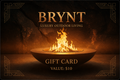 BRYNT Gift Card – $10 value