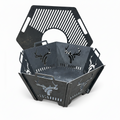 BRYNT Hexagon Deer Antlers Fire Pit